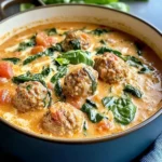 Savor the Comfort: Creamy Italian Meatball Soup to Warm Your Soul