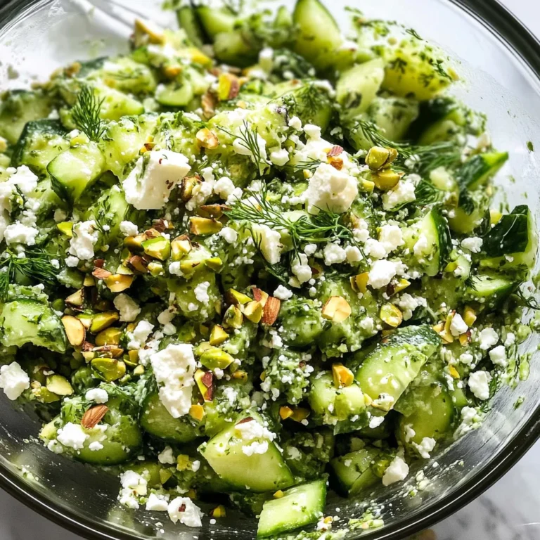 Smashed Cucumber Salad - With Feta and Dill