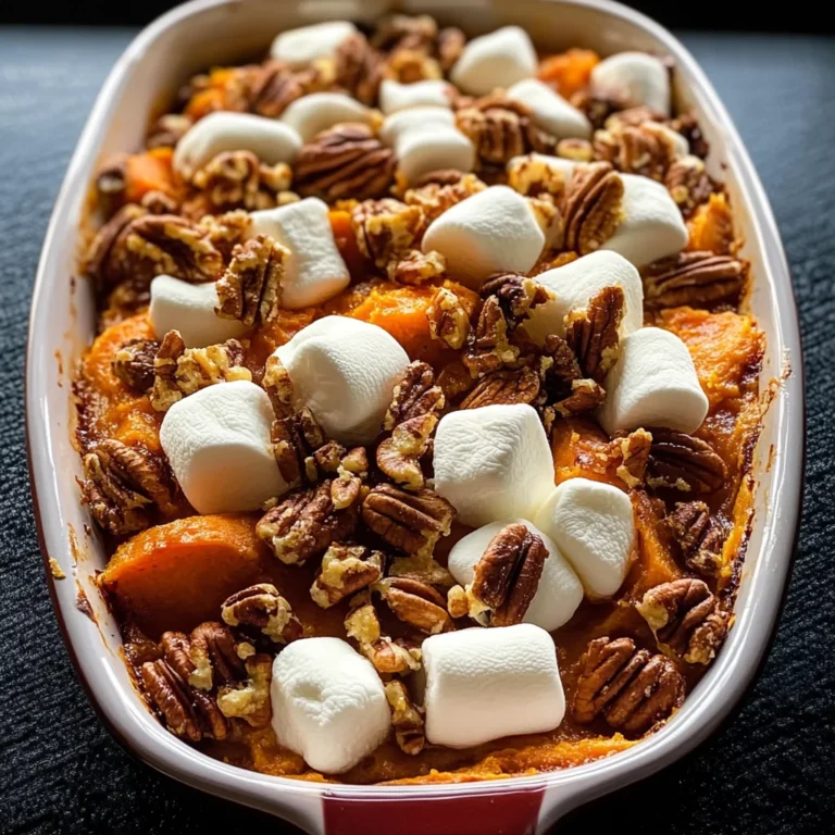 Southern Maple Sweet Potato Casserole