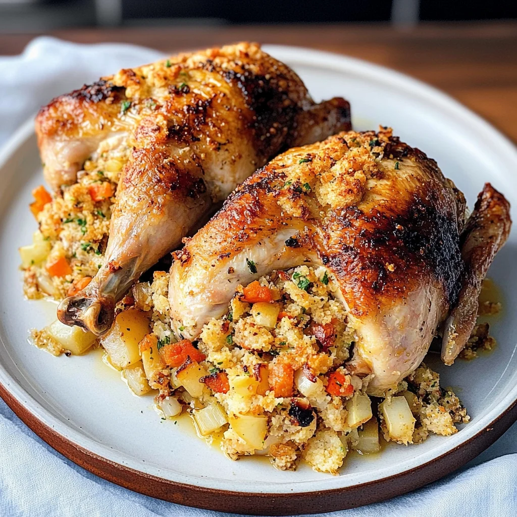 Stuffed Cornish Game Hens