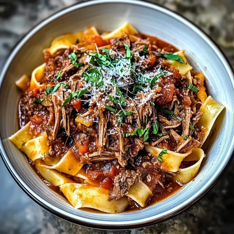 Sunday Slow Cooker Beef Ragu Recipe