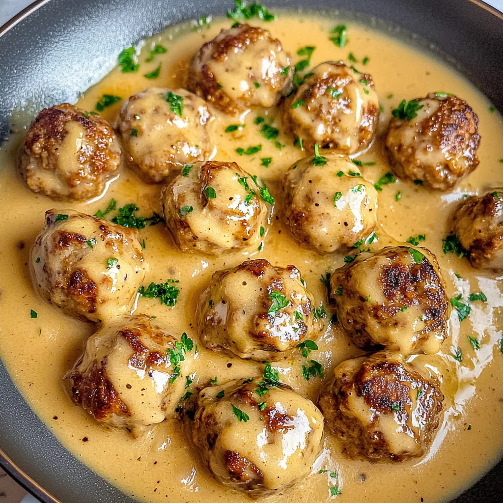 Swedish Meatballs with Gravy