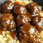 Tasty Slow Cooker Salisbury Steak Meatballs Recipe