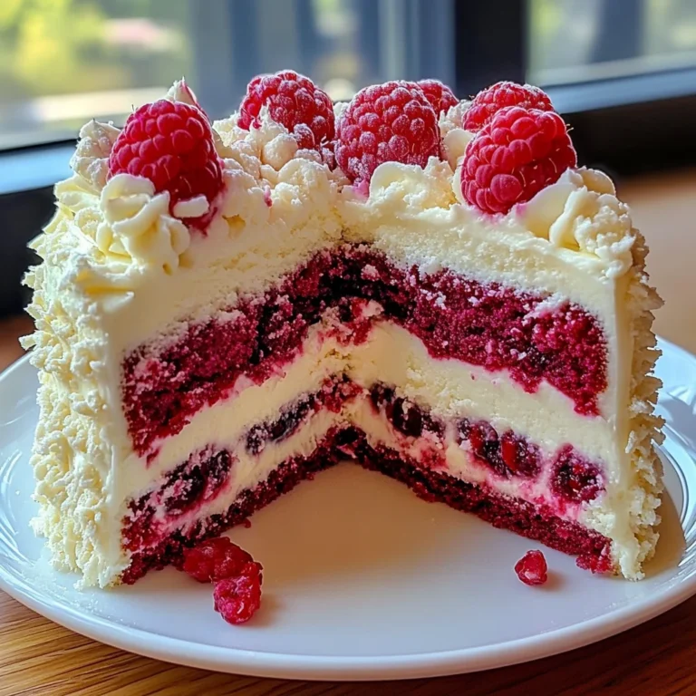 White Chocolate Raspberry Dream Cake – Sweet Easy Recipes Style