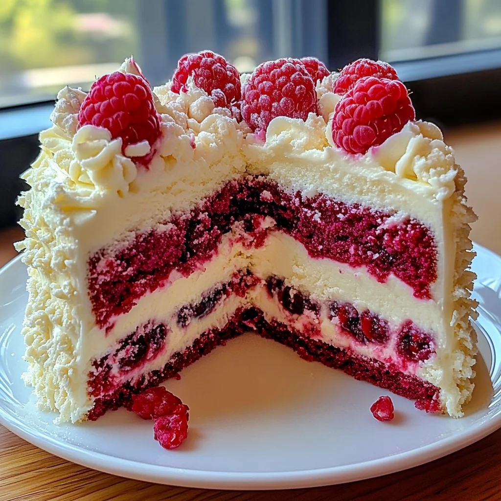 White Chocolate Raspberry Dream Cake – Sweet Easy Recipes Style