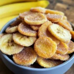 Air Fryer Cinnamon Banana Chips