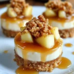 Apple Crisp Mini Cheesecakes