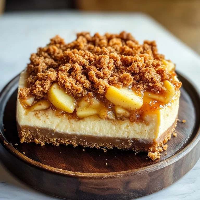 Apple Crumble Cheesecake