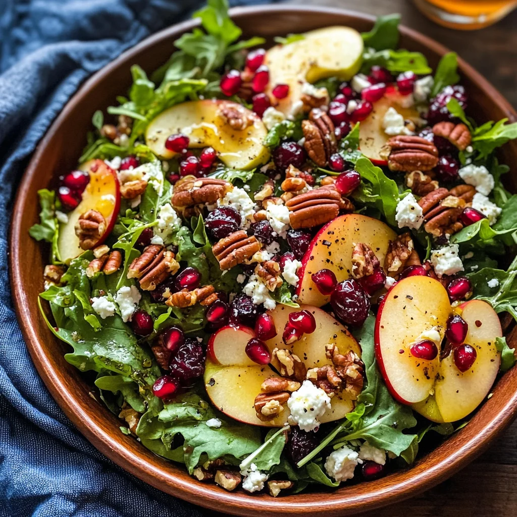 Autumn Harvest Honeycrisp Apple and Feta Salad