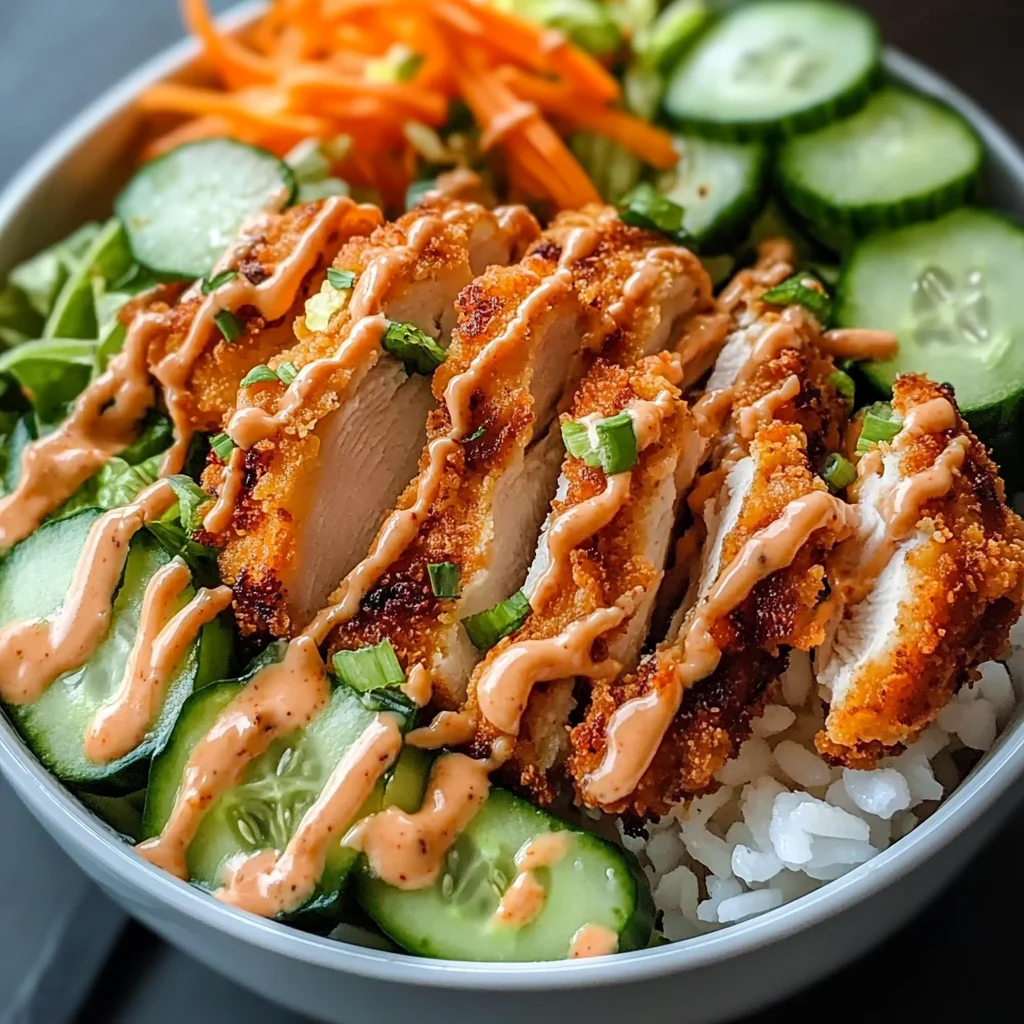 Bang Bang Chicken Rice Bowl