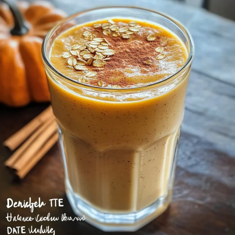 Breakfast Pumpkin Pie Smoothie