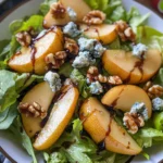 Caramelized Pear and Blue Cheese Salad: A Sweet and Savory Delight