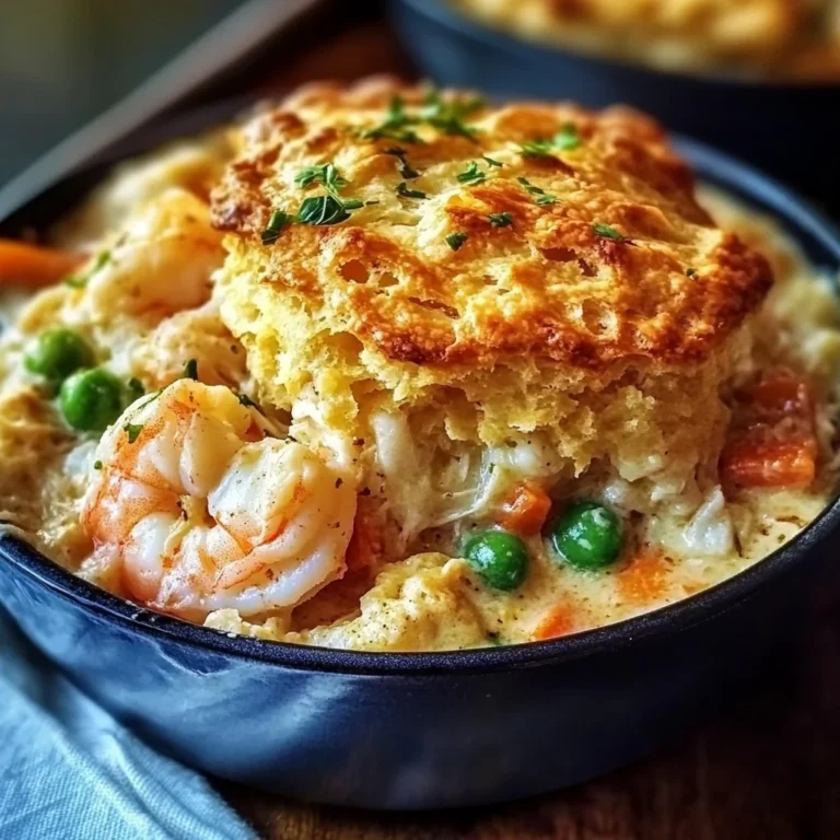 Cheddar Bay Biscuit Seafood Pot Pie: An Incredible Ultimate Comforting Classic