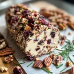 Cranberry Pecan Cheese Log