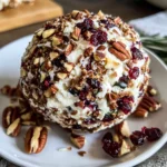Cranberry Pecan Goat Cheese Ball