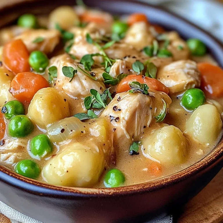Creamy Chicken and Gnocchi Pot Pie Recipe