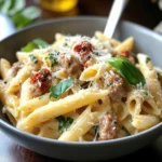 Creamy Tuscan Sausage Pasta