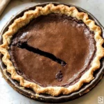 Dark Chocolate Chess Pie