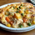 Easy Chicken Cobbler Dinner Casserole