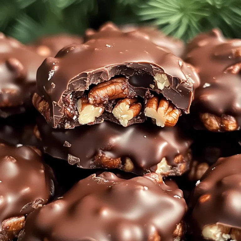 Easy Christmas Pecan Turtles