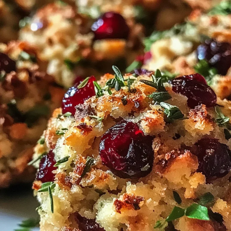 Festive Cranberry Turkey Stuffing Balls