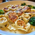 Garlic Parmesan Chicken Tortellini