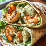 Grilled Shrimp Caesar Wraps