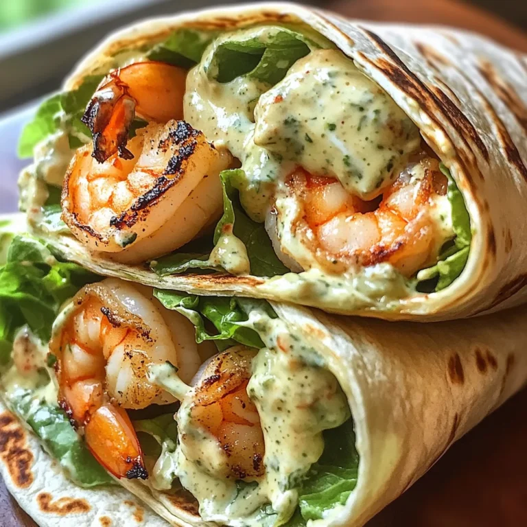Grilled Shrimp Caesar Wraps