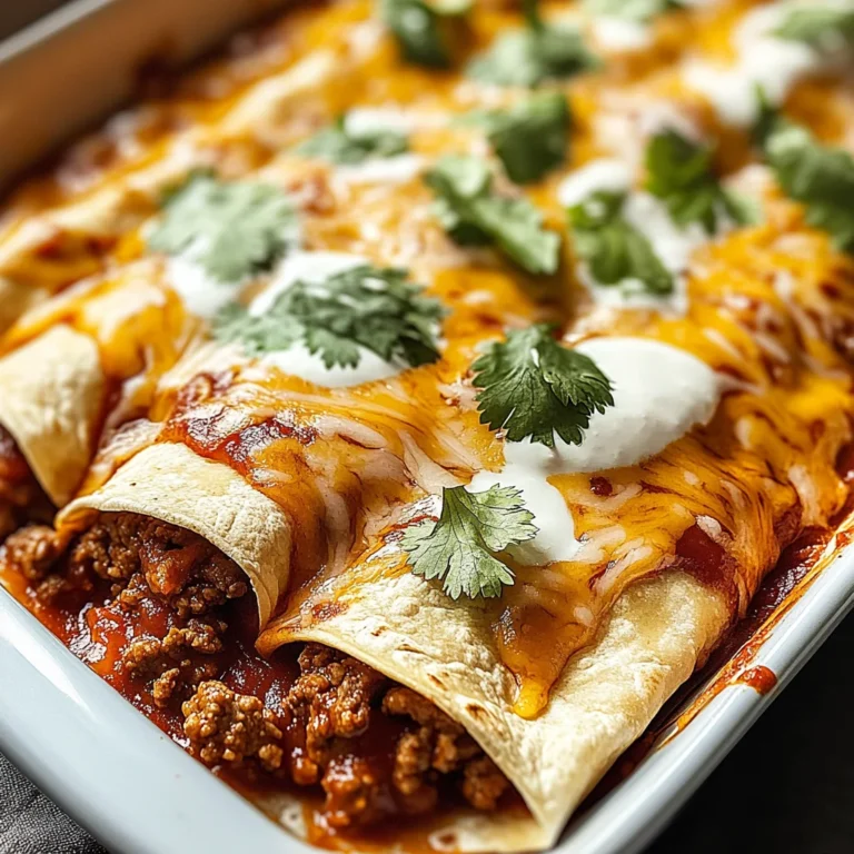 Ground Beef Enchiladas