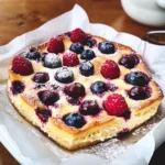 Healthy Berry Cottage Cheese Clafoutis