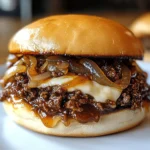 Irresistible French Onion Beef Sloppy Joes