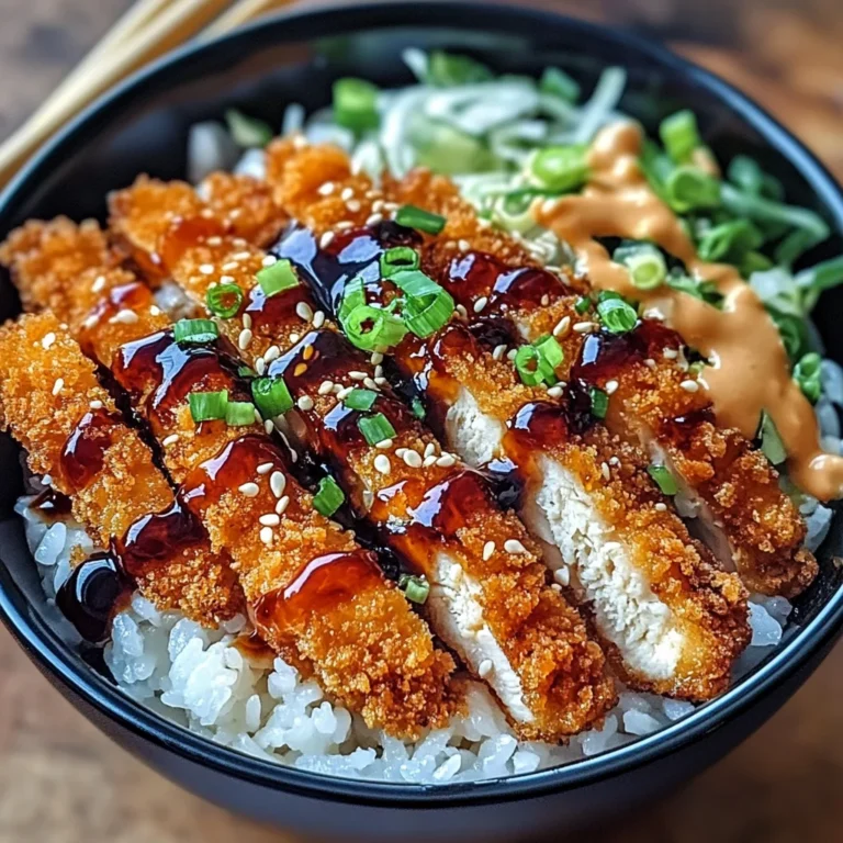 Japanese Katsu Bowls with Tonkatsu Sauce