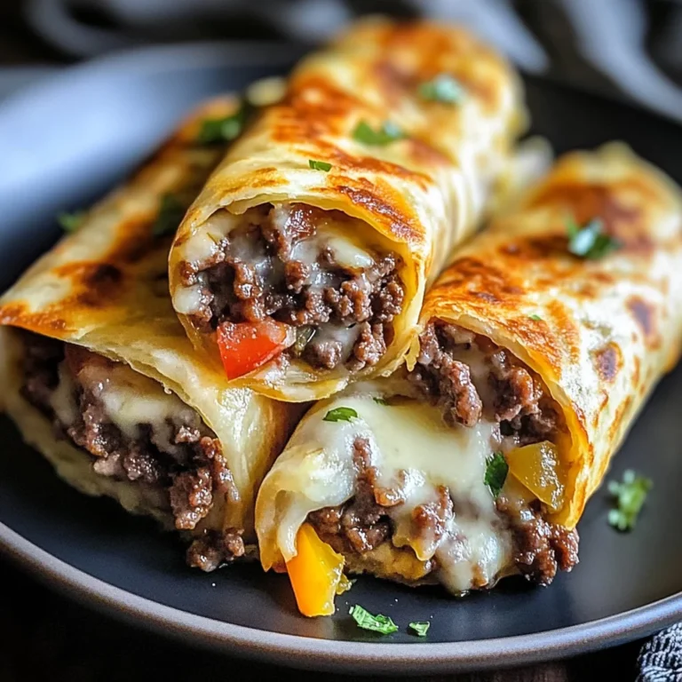 Keto Philly Cheesesteak Rolls