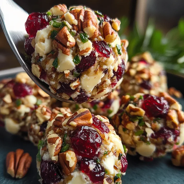 Mini Cranberry Pecan Goat Cheese Balls