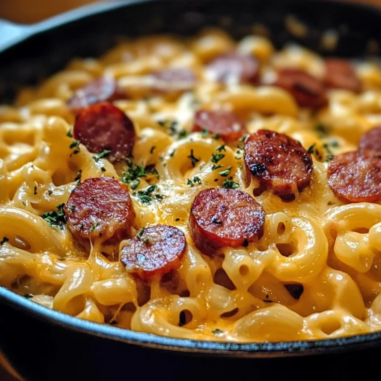 One-Pot Kielbasa Mac and Cheese
