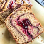 Peanut Butter & Jelly Banana Bread Recipe