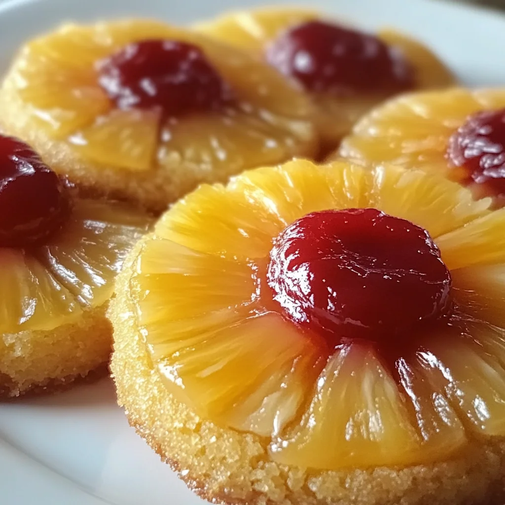Pineapple Upside-Down Sugar Cookies