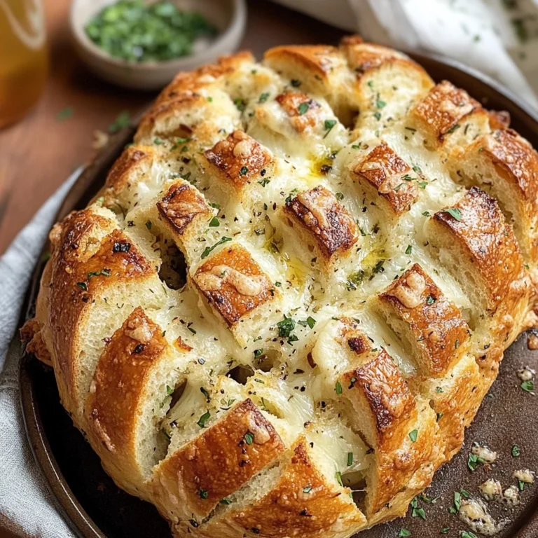 Pull Apart Garlic Bread Recipe