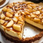 Salted Caramel Apple Pie Cheesecake
