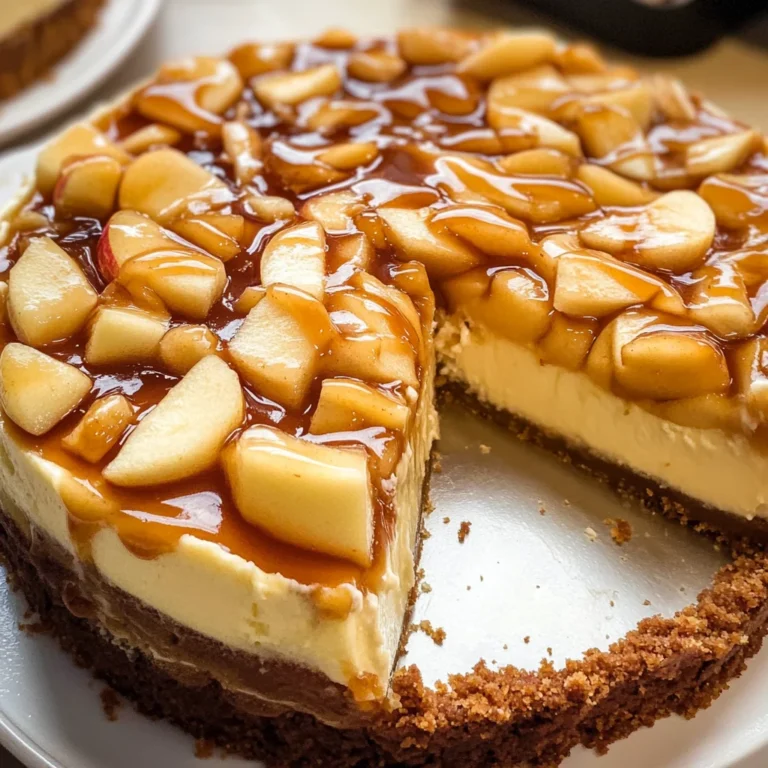 Salted Caramel Apple Pie Cheesecake