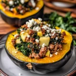 Sausage-Stuffed Acorn Squash