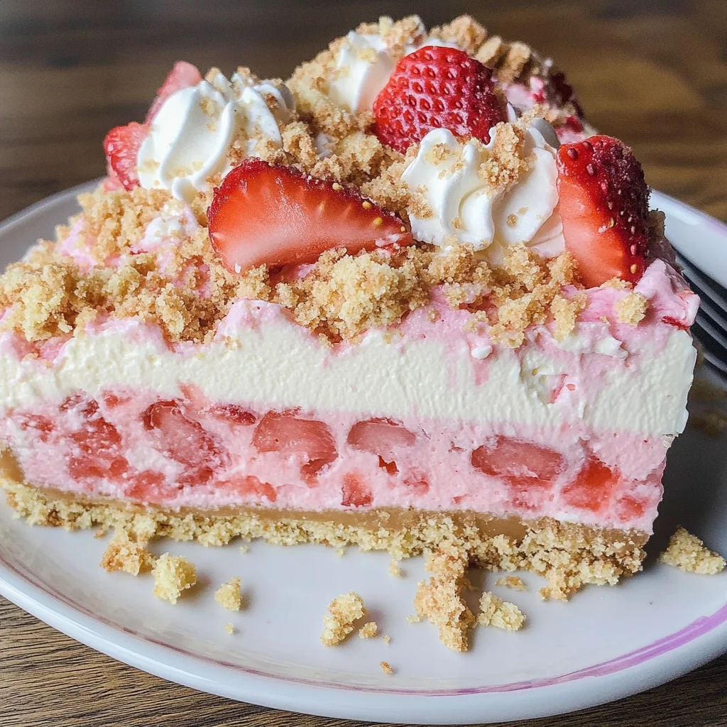 Strawberry Crunch Cheesecake
