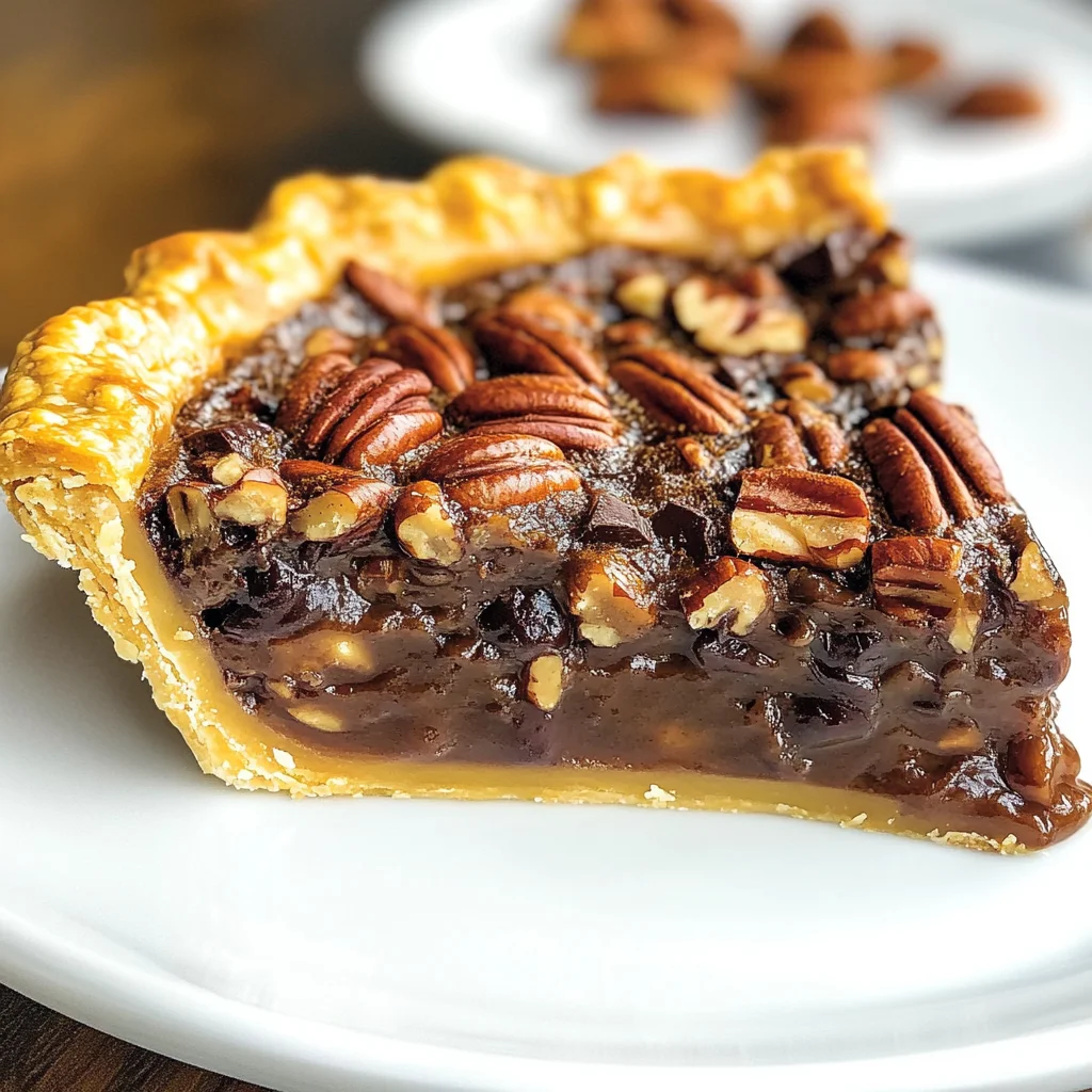 Texas Chocolate Pecan Pie