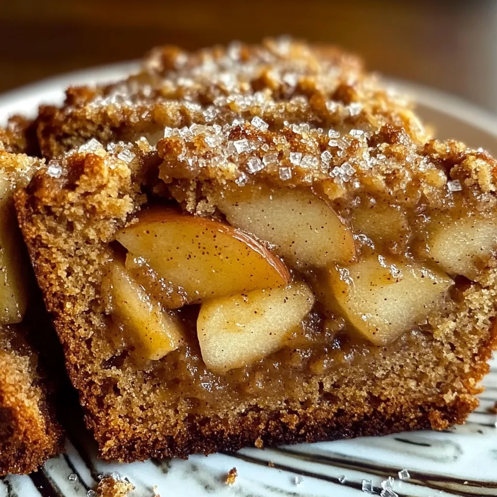 Warm Cinnamon-Spiced Apple Bread