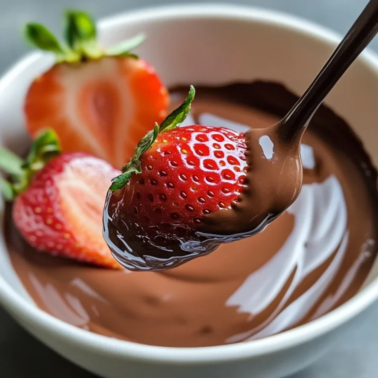 3-Ingredient Chocolate Dip