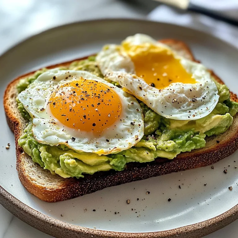 Avocado Toast with Egg
