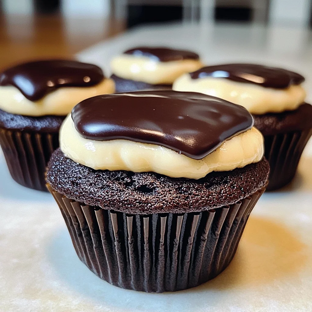 Black Bottom Cupcakes