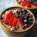 Chocolate Strawberry Overnight Oats