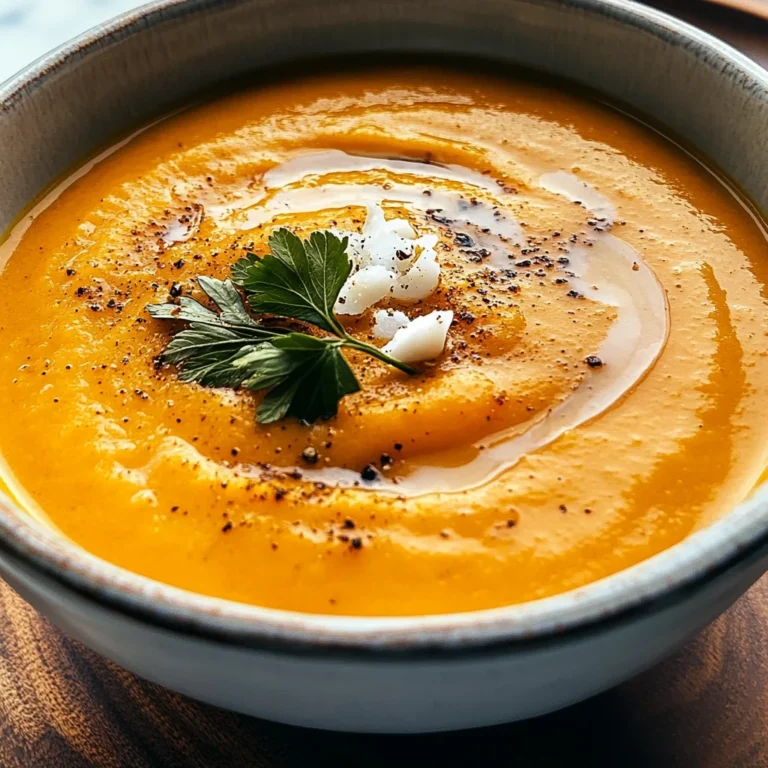 Creamy Roasted Carrot Soup