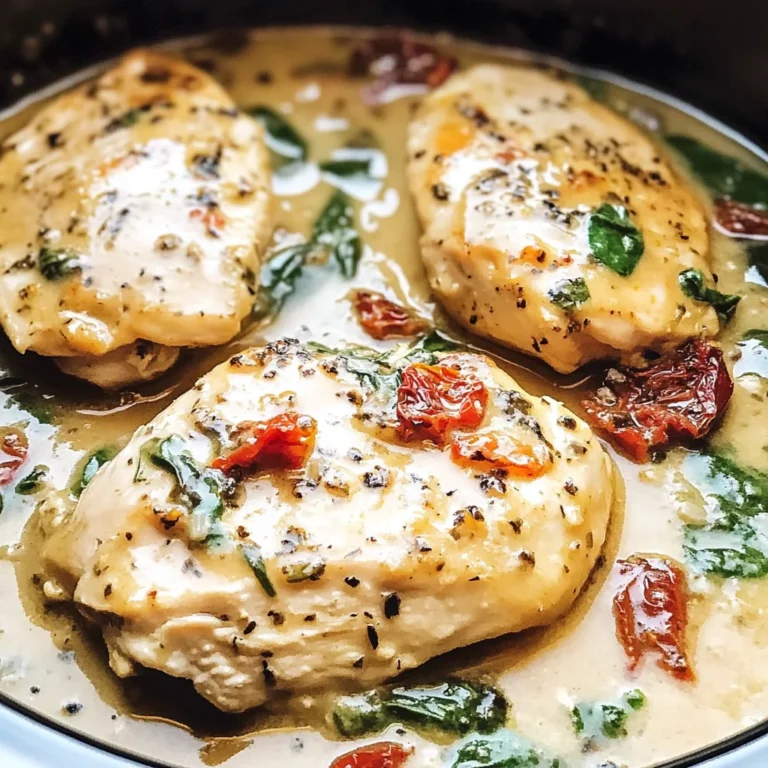 Crock Pot Tuscan Chicken